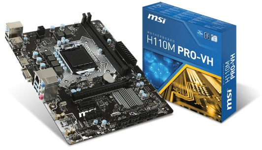 Bekijk afbeelding 1 van MSI H110M Pro-VH; 1151 V/GBL/DDR4/USB3.1/?ATX